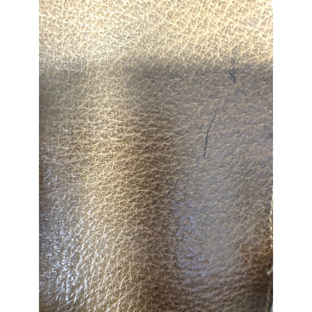 Vintage Gucci Brown Pebbled Leather Shoulder Bag W/Gold Hardware & Red Trim - Picture 12 of 16